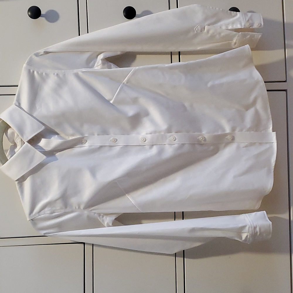 Banana Republic Fitted Non-Iron Sateen Shirt